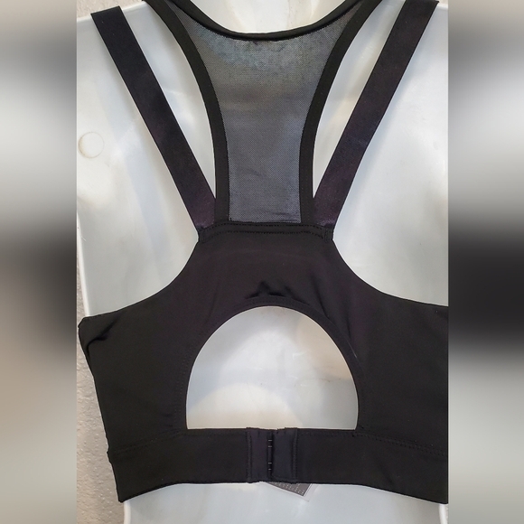 Yvette High Impact Sports Bra Front Closure Double Deck Mesh Running 44D 44E 44F - Picture 13 of 14
